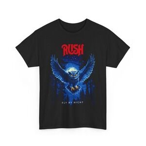 Fly By Night (Rush) T Shirt - Unisex Heavy Cotton Tee